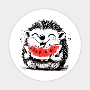 Blissful Hedgehog Delight Magnet